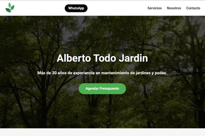 Sitio web de Todo Jardín, jardinería en Uruguay